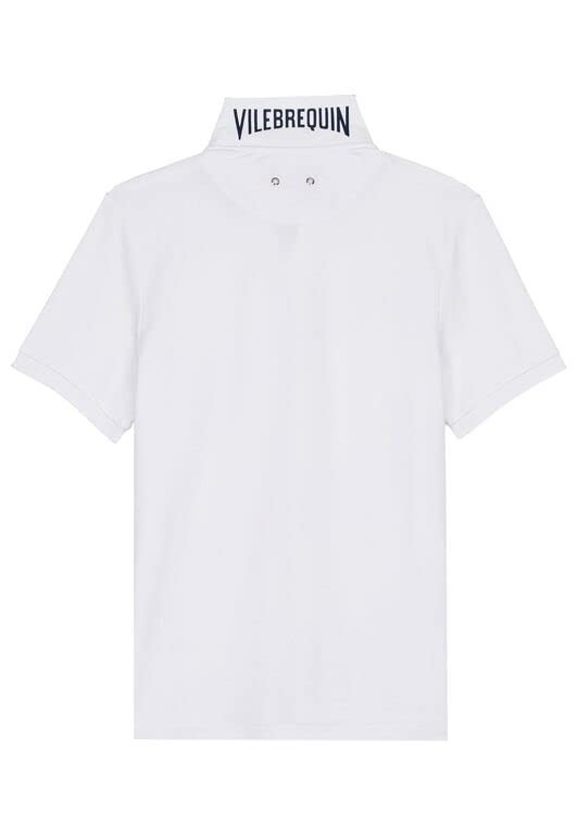 Men Organic Cotton Pique Polo Shirt Solid